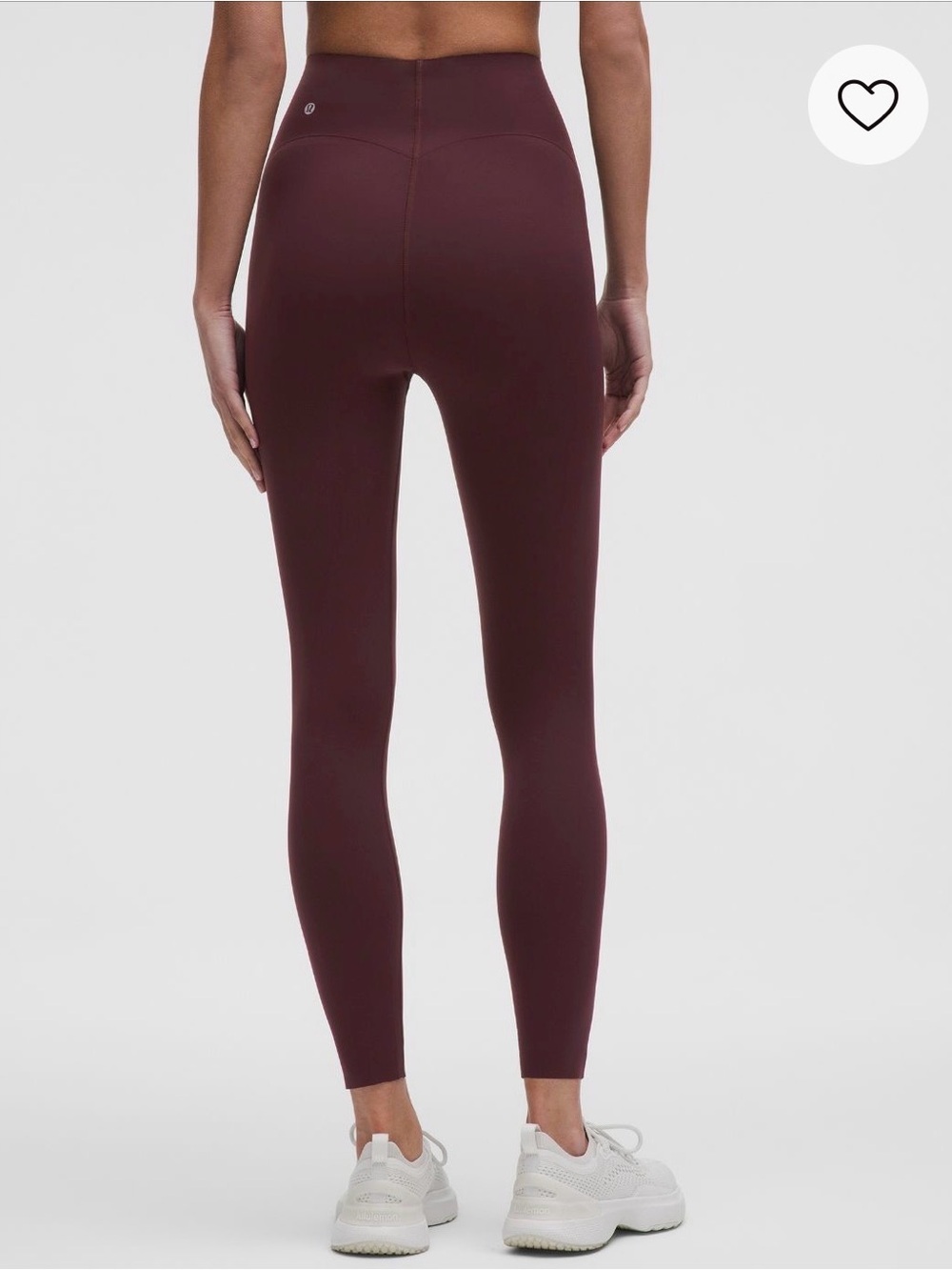 Lululemon Glow Up™ Super-High-Rise Tight 25" — Deep Burgundy